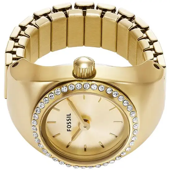 Dámské hodinky Fossil Watch Ring ES5319, Verze: žluté zlato2 , 4 image