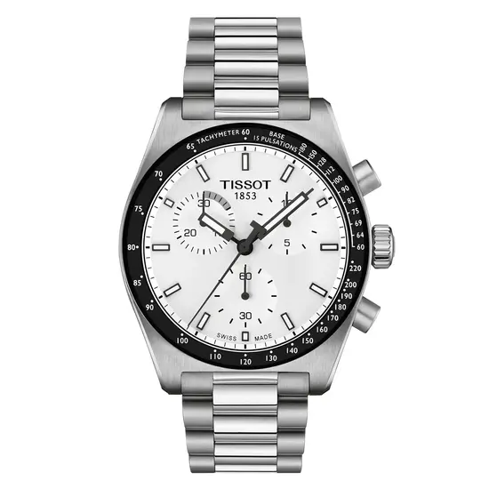 Pánské hodinky Tissot PR 516 Chronograph T149.417.11.011.00, Verze: bílá 