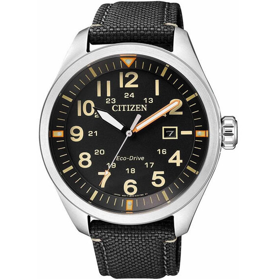 Pánské hodinky Citizen Military AW5000-24E, Verze: černá 