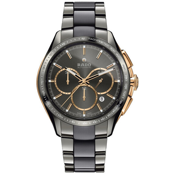 Pánské hodinky Rado HyperChrome Automatic Chronograph R32118102, Verze: šedá 