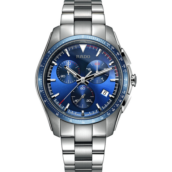 Pánské hodinky Rado HyperChrome Quartz Chronograph R32259203, Verze: modrá 