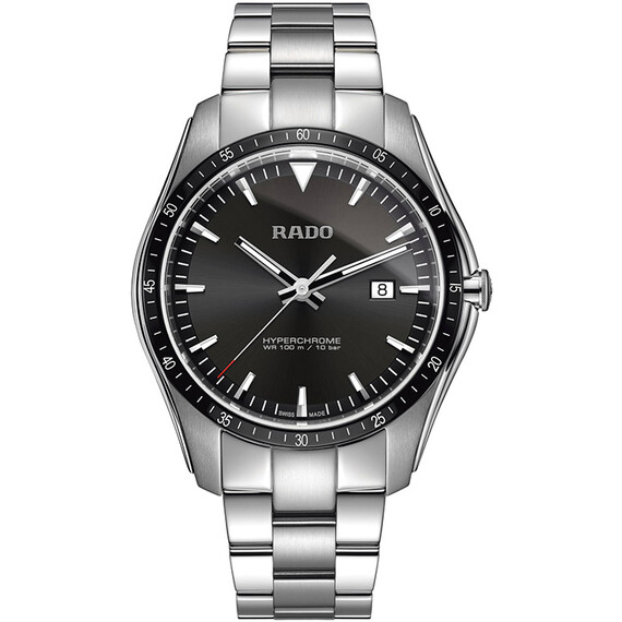 Pánské hodinky Rado HyperChrome Quartz R32502153, Verze: černá 