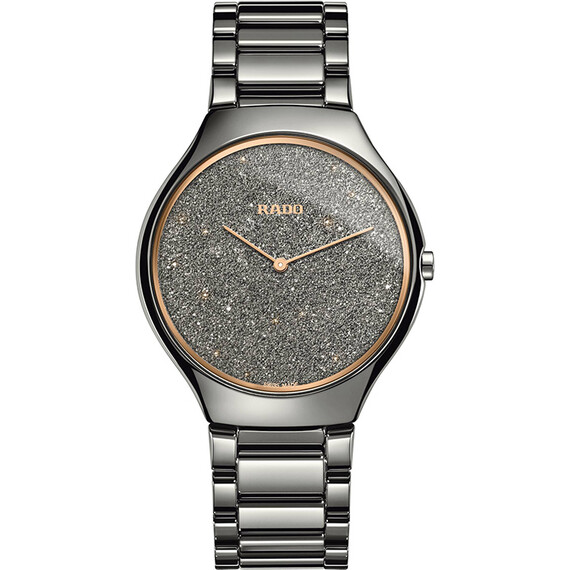 Pánské hodinky Rado True Thinline R27010102, Verze: šedá 