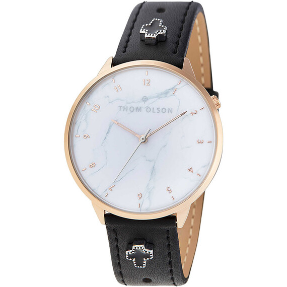 Pánské hodinky Thom Olson Free Spirit Black Cross CBTO014 