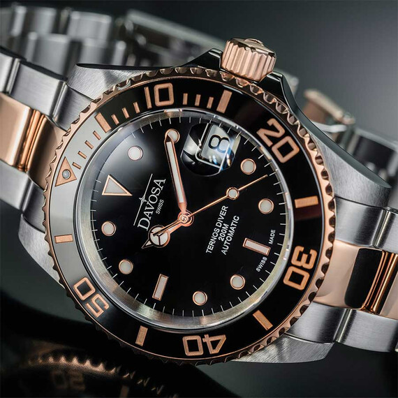 Pánské hodinky Davosa Ternos Ceramic 161.555.65, Verze: růžové zlato , 5 image