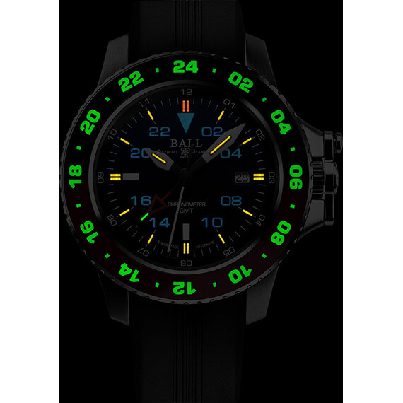 Pánské hodinky Ball Engineer Hydrocarbon AeroGMT II DG2018C-P3C-BK , 6 image