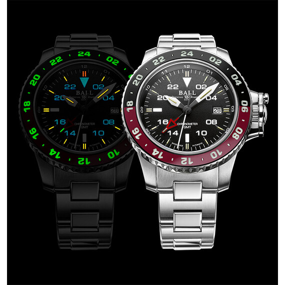 Pánské hodinky Ball Engineer Hydrocarbon AeroGMT II DG2018C-S3C-BK, Verze: černá4 , 8 image