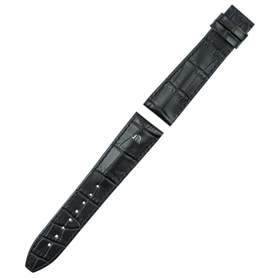 Řemínek Maurice Lacroix Pontos Chrono ML800-005005, Verze: černá 