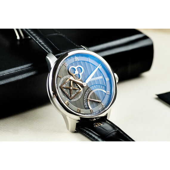 Pánské hodinky Maurice Lacroix Masterpiece Square Wheel Retrograde MP6058-SS001-310-1, Verze: šedá , 4 image