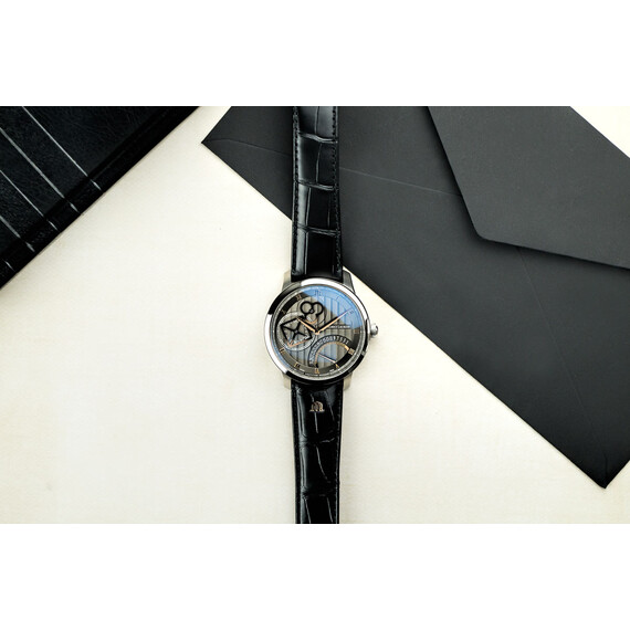 Pánské hodinky Maurice Lacroix Masterpiece Square Wheel Retrograde MP6058-SS001-310-1, Verze: šedá , 3 image