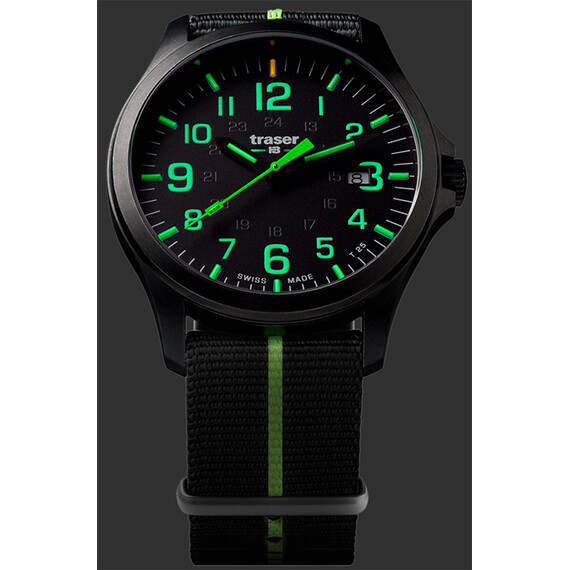 Pánské hodinky Traser P67 Officer Pro GunMetal Black / Lime 107426 , 4 image
