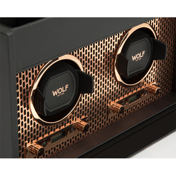 Natahovač pro 2 hodinek WOLF Axis 469316, Verze: růžové zlato , 5 image