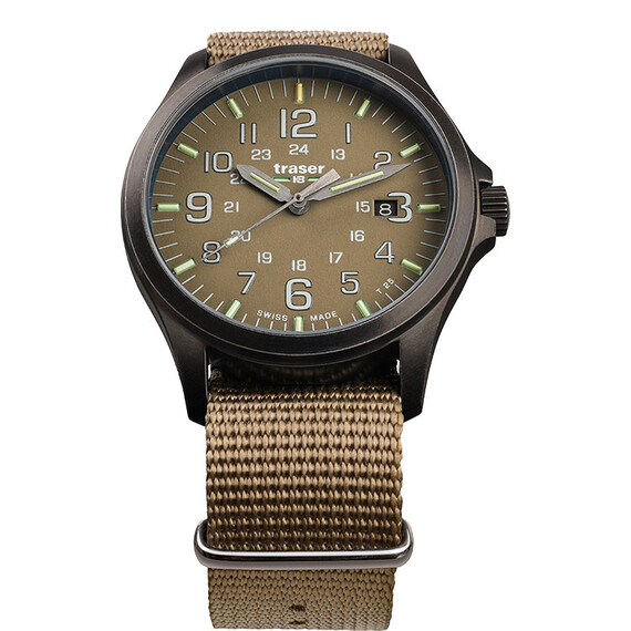 Pánské hodinky Traser P67 Officer Gun Khaki 108631 
