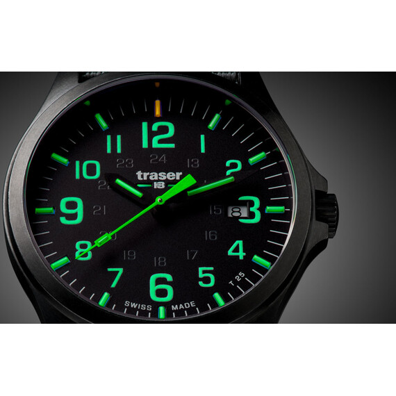 Pánské hodinky Traser P67 Officer Pro GunMetal Black / Lime 107426 , 6 image