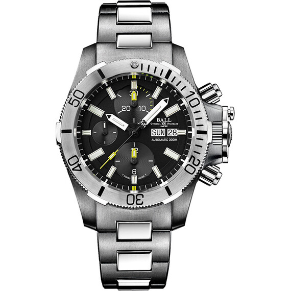 Pánské hodinky Ball Engineer Hydrocarbon Submarine Warfare Chronograph DC2276A-SJ-BK, Verze: černá2 