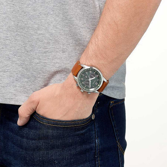 Pánské hodinky Citizen Military Chrono CA4420-21X, Verze: zelená , 4 image