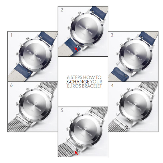 Řemínek Maurice Lacroix Eliros ML740-005004 16 mm, Verze: hnědá3 , 2 image