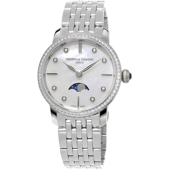 Dámské hodinky Frederique Constant Slimline Ladies Moonphase FC-206MPWD1SD6B, Verze: ocelová , 3 image