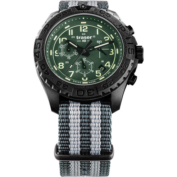 Pánské hodinky Traser P96 Evolution Chrono Green 109048 