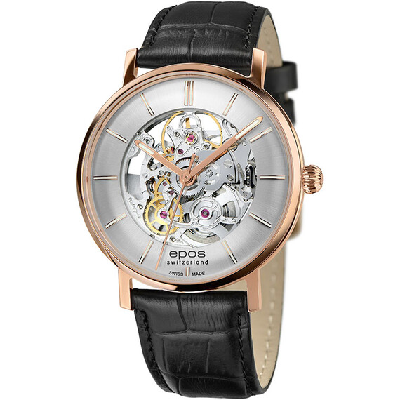 Pánské hodinky Epos 3437.135.24.18.25 Originale Retro Skeleton, Verze: stříbrná 