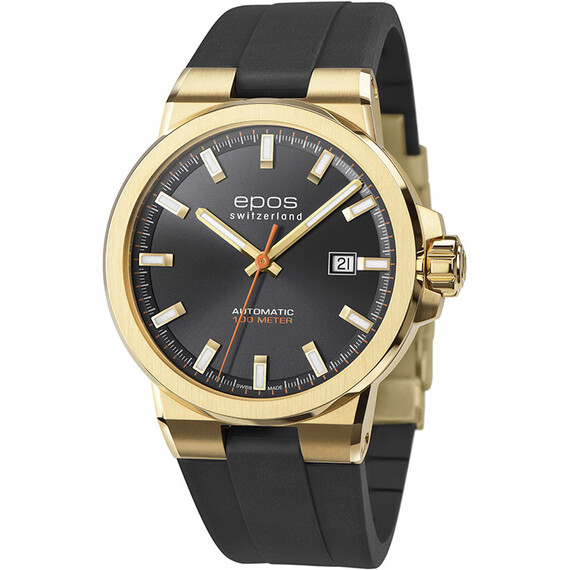 Pánské hodinky Epos Sportive 3442.132.22.14.55, Verze: žluté zlato 