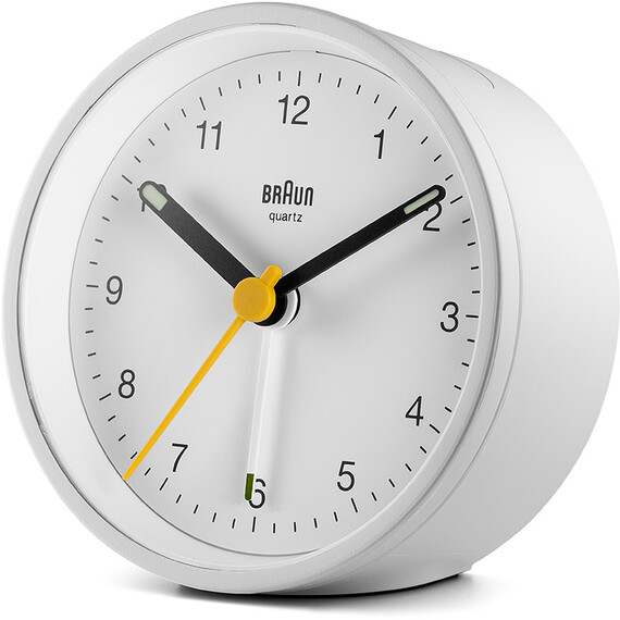 Budík Braun BC12W, Verze: bílá , 4 image