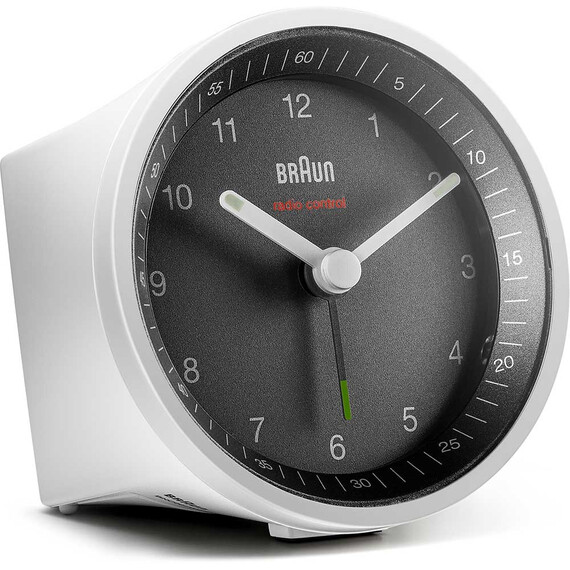 Budík Braun Radio Controlled BC07WB-DCF, Verze: bílá2 