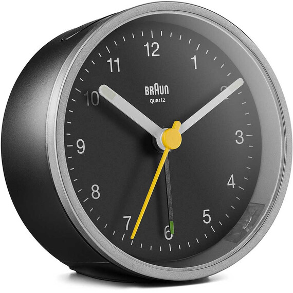 Budík Braun BC12SB, Verze: stříbrná 