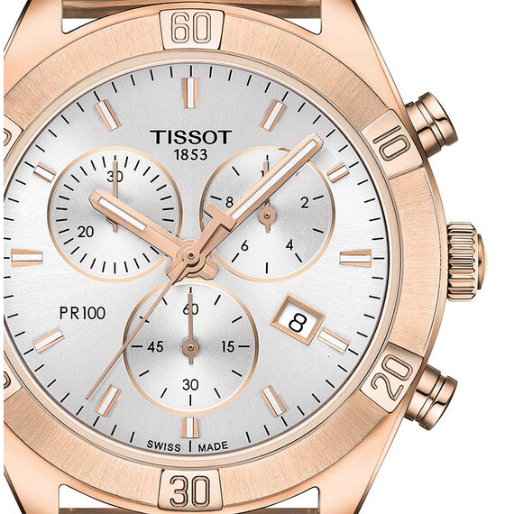 Dámské hodinky Tissot PR 100 Sport Chic Lady Chrono T101.917.33.031.00, Verze: růžové zlato3 , 2 image