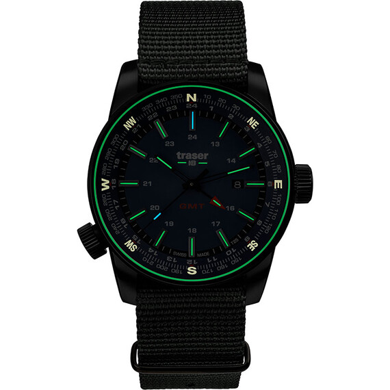 Pánské hodinky Traser P68 Pathfinder GMT Green 109035, Verze: zelená , 3 image