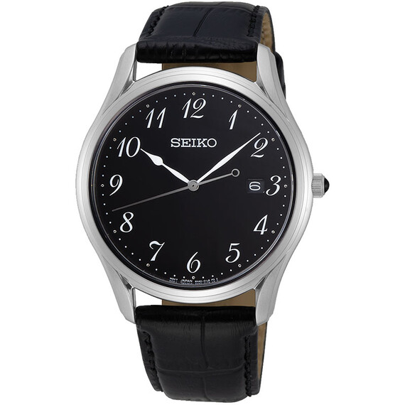 Pánské hodinky Seiko Classic SUR305P1, Verze: černá2 