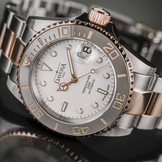 Pánské hodinky Davosa Ternos Ceramic 161.555.63, Verze: růžové zlato3 , 3 image