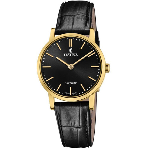 Dámské hodinky Festina Swiss Made F20017/3, Verze: žluté zlato3 