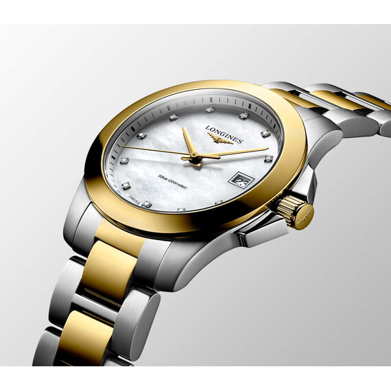 Dámské hodinky Longines Conquest Lady L3.377.3.87.7, Verze: žluté zlato , 3 image