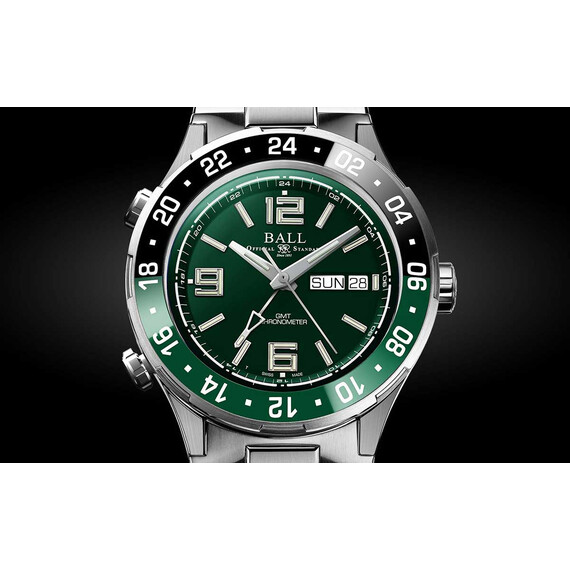 Pánské hodinky Ball Roadmaster Marine GMT DG3030B-S2C-GR, Verze: zelená , 2 image