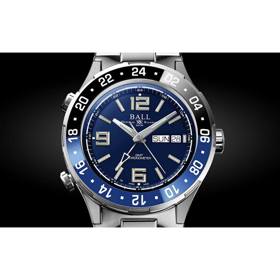 Pánské hodinky Ball Roadmaster Marine GMT DG3030B-S1CJ-BE, Verze: modrá , 2 image