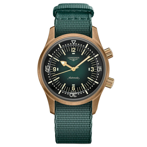Pánské hodinky Longines Legend Diver Watch Bronze L3.774.1.50.2, Verze: zelená , 2 image