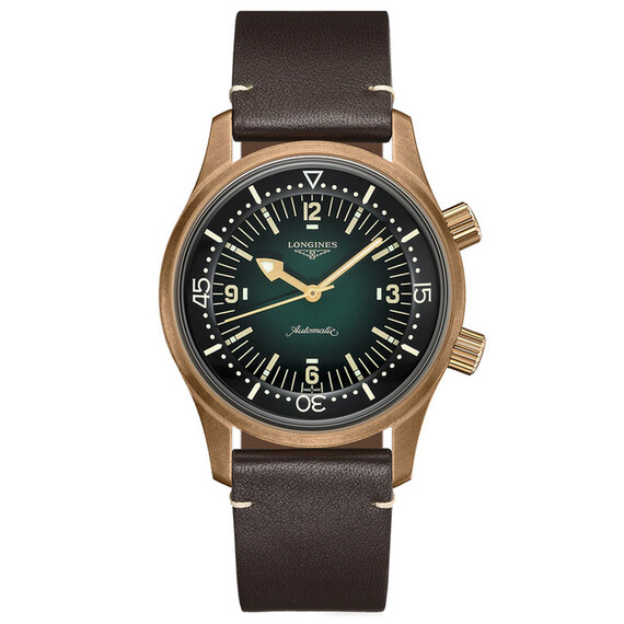 Pánské hodinky Longines Legend Diver Watch Bronze L3.774.1.50.2, Verze: zelená 
