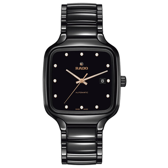 Pánské hodinky Rado True Square Automatic R27078702, Verze: černá 