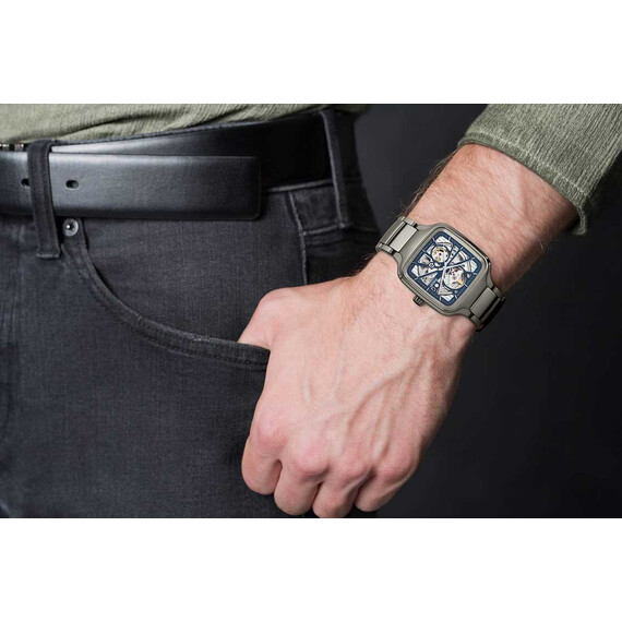 Hodinky Rado True Square Automatic Open Heart R27083202, Verze: modrá , 6 image