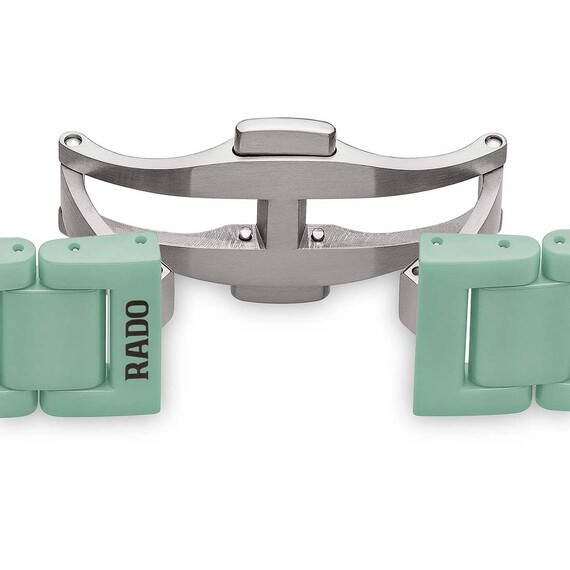 Hodinky Rado True Thinline Les Couleurs™ Le Corbusier R27096662, Verze: zelená , 4 image