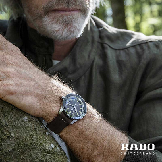 Pánské hodinky Rado Captain Cook R32505305, Verze: hnědá , 5 image