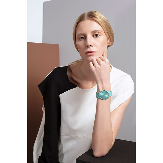 Hodinky Rado True Thinline Les Couleurs™ Le Corbusier R27096662, Verze: zelená , 15 image