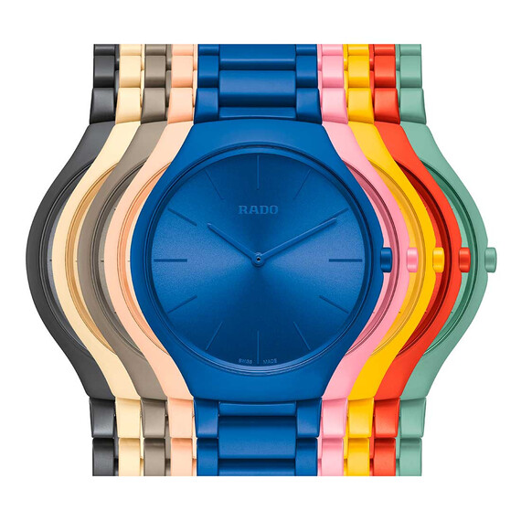 Hodinky Rado True Thinline Les Couleurs™ Le Corbusier R27097672, Verze: béžová, krémová 2 , 7 image