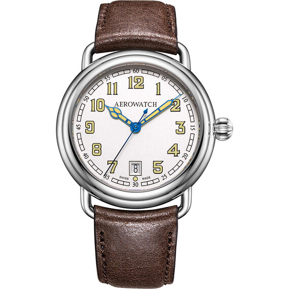 Pánské hodinky Aerowatch 1942 Gent Quartz A 42900 AA20, Verze: bílá 