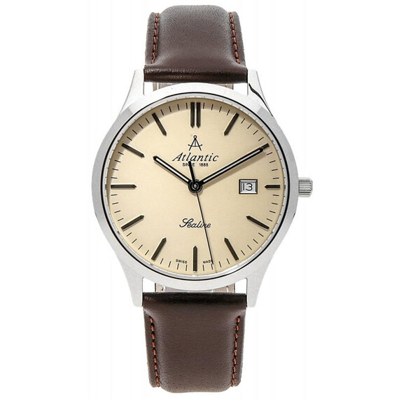 Pánské hodinky Atlantic Sealine 62341.41.91, Verze: hnědá 