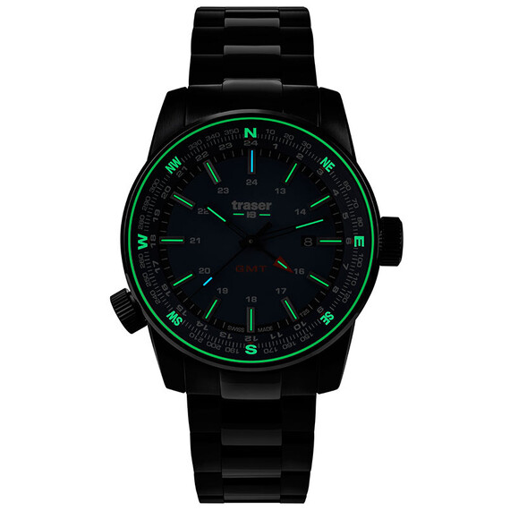 Pánské hodinky Traser P68 Pathfinder GMT Green 109525, Verze: zelená2 , 2 image