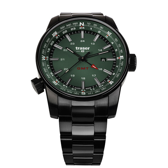 Pánské hodinky Traser P68 Pathfinder GMT Green 109525, Verze: zelená2 , 3 image