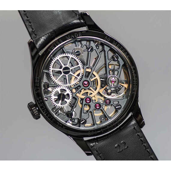 Pánské hodinky Aerowatch Renaissance Skeleton Cobweb A 50981 NO20, Verze: růžové zlato , 9 image