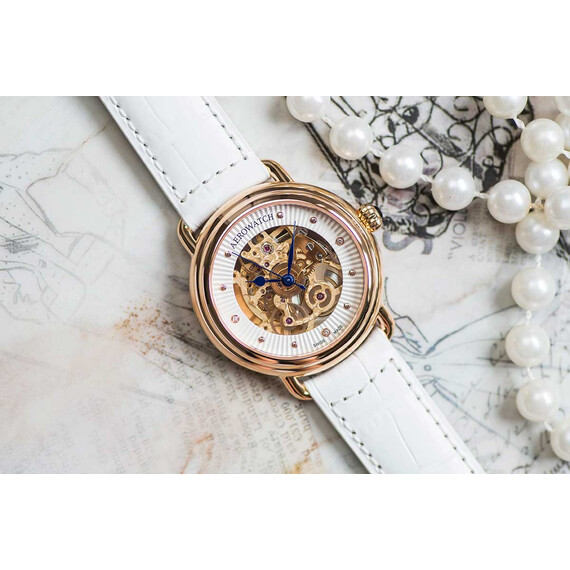 Dámské hodinky Aerowatch 1942 Lady Automatic Skeleton A 60960 RO19, Verze: růžové zlato , 2 image